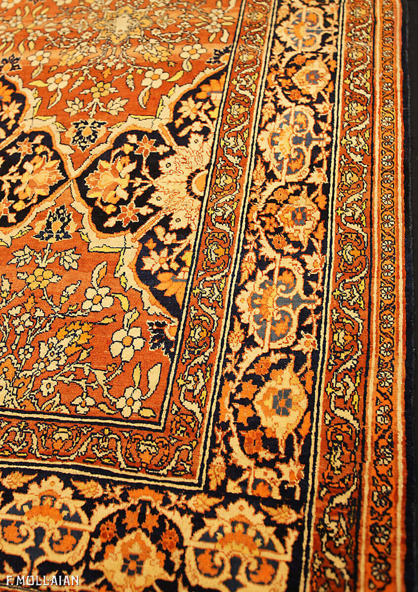 Antique Persian Tabriz Hadji Djalili Rug n°:28313292